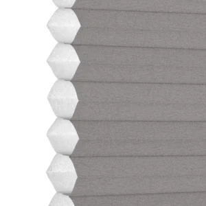 Dubbelplissé grå 75313