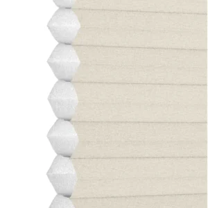 Dubbelplissé ljusgrå 75311