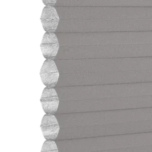 Dubbelplissé mörkläggande grå 275313