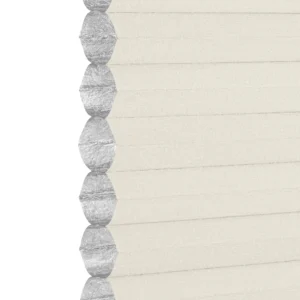 Dubbelplissé mörkläggande ljusgrå 275311