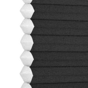 Dubbelplissé svart 75314