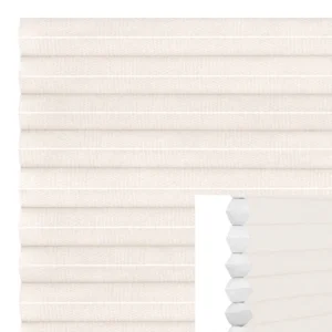 Dubbelplissé Vit sand 0160