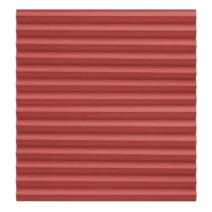 Plisséväv reflekterande baksida. Röd MT1286