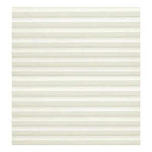 Plisséväv mönster, reflekterande baksida. Bruten vit MTCRT0204