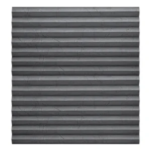 Plisséväv mönster, reflekterande baksida. Stålgrå MTCRT1510