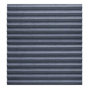 Plisséväv mönster, reflekterande baksida. Marinblå MTCRT2663