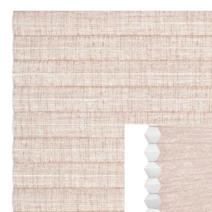 Dubbel plisséväv Gamelrosa MTYM0234