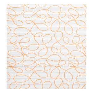 Plisséväv. Zara orange MTZAR4942