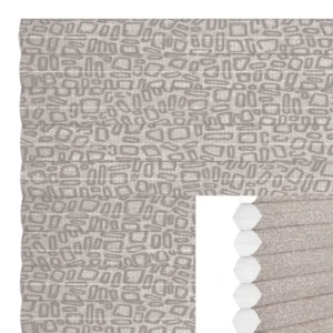 Dubbelplissé med mönster i väven MTTR4532