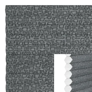 Dubbelplissé med mönster i väven MTTR8002