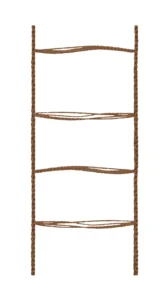 Stegsnören och reglagelina i cacao