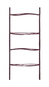 Stegsnören och reglagelina i cordovan