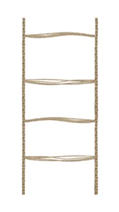 Stegsnören och reglagelina i dark beige