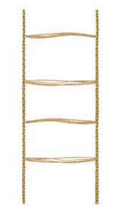 Stegsnören och reglagelina i mocca