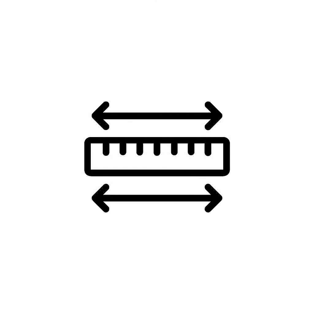 Skriv in måtten för din gardin