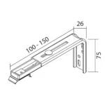 Vägkonsoler, 100mm-150mm