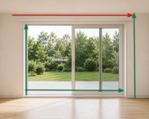 Mättanvisning för lamellgardin och softshade